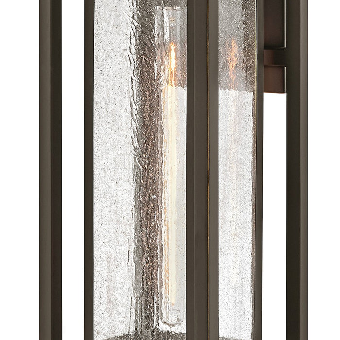 Hinkley Lighting Republic 1Lt Outdoor Wall Mount, Bronze/Clear Seedy