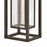 Hinkley Lighting Republic 1Lt Outdoor Wall Mount, Bronze/Clear Seedy