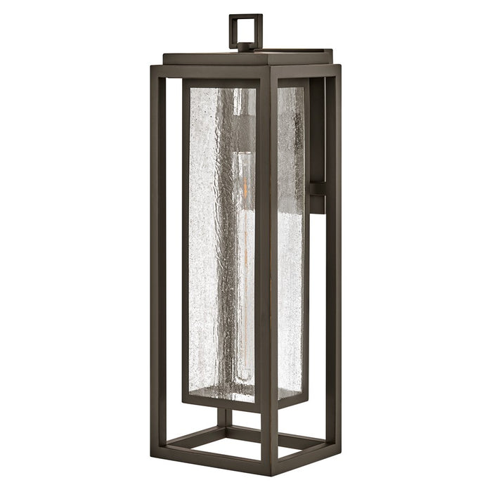 Hinkley Lighting Republic 1Lt Outdoor Wall Mount, Bronze/Clear Seedy