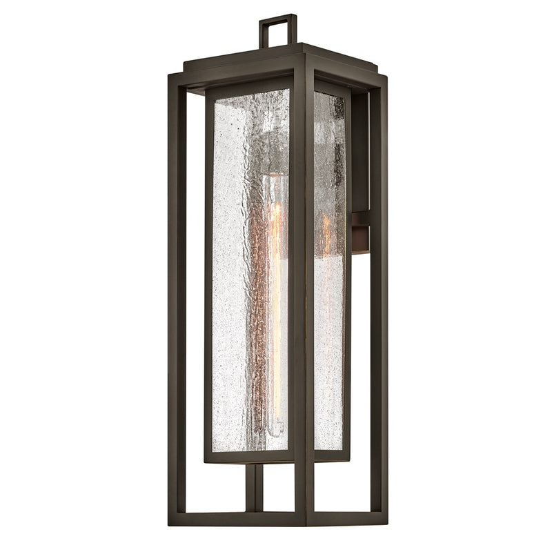 Hinkley Lighting Republic 1Lt Outdoor Wall Mount, Bronze/Clear Seedy