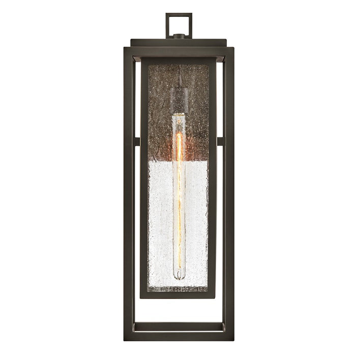 Hinkley Lighting Republic 1Lt Outdoor Wall Mount, Bronze/Clear Seedy