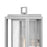 Hinkley Lighting Republic 1Lt Outdoor Wall Mount, Nickel/Clear Seedy