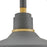 Hinkley Foundry Classic 1Lt Outdoor Wall Mount, Dark Matte Grey