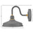 Hinkley Foundry Classic 1Lt Outdoor Wall Mount, Dark Matte Grey