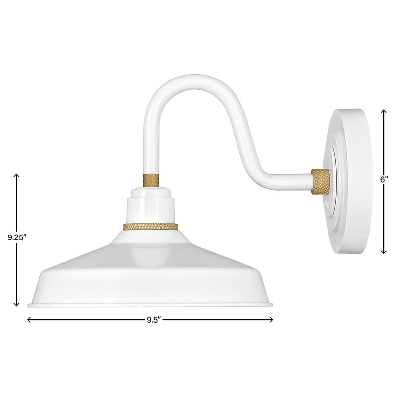Hinkley Lighting 1 Light Foundry 22.75" Outdoor Wall