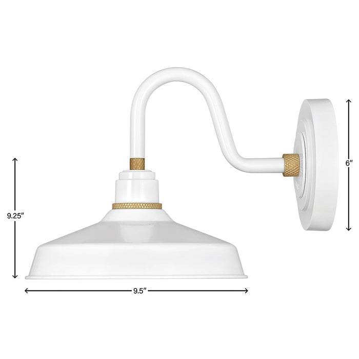 Hinkley Lighting 1 Light Foundry 22.75" Outdoor Wall