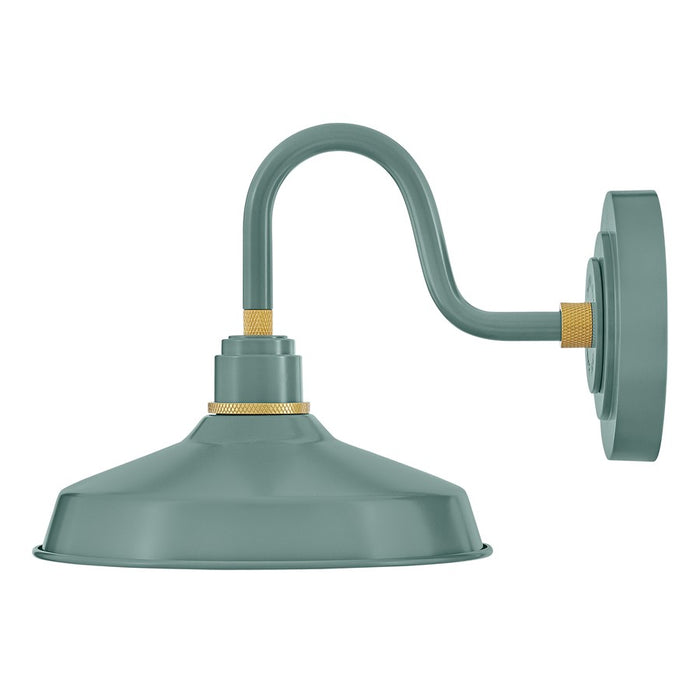 Hinkley Lighting Foundry Classic 1Lt Outdoor Wall Mount, Sage Green