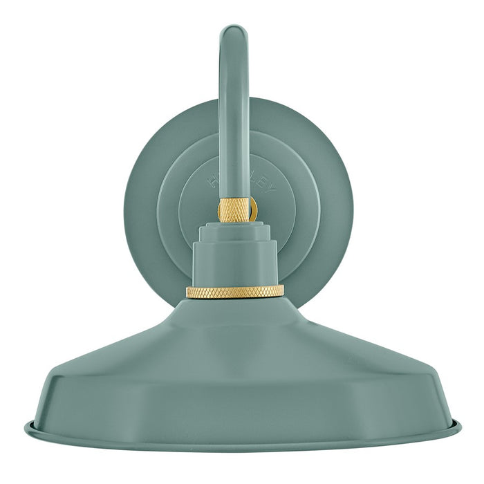 Hinkley Lighting Foundry Classic 1Lt Outdoor Wall Mount, Sage Green