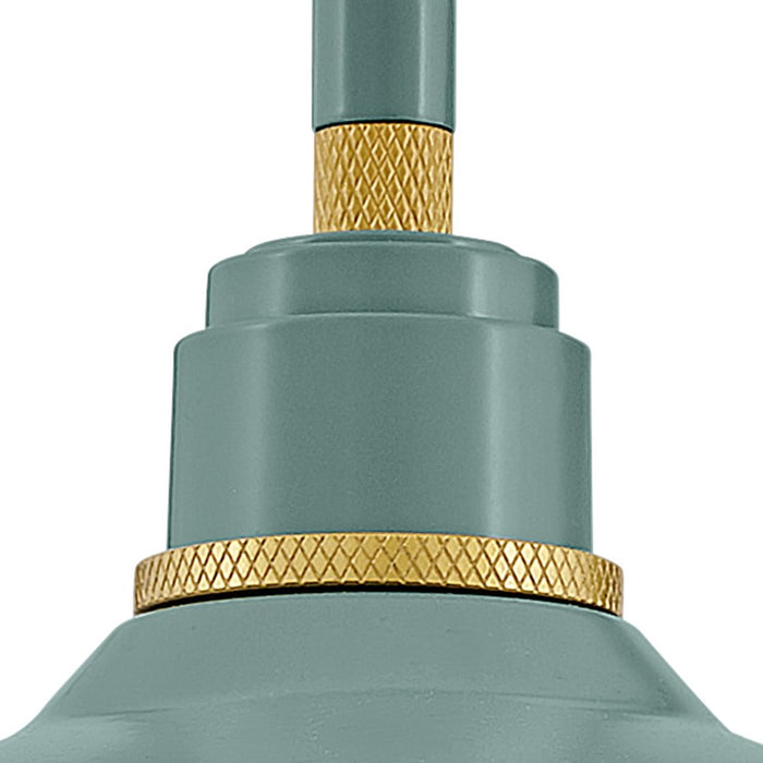 Hinkley Lighting Foundry Classic 1Lt Outdoor Wall Mount, Sage Green