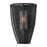 Hinkley Lighting Luca 1Lt 8" Outdoor Wall Sconce, Black/Clear Seedy - 10380BK