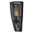 Hinkley Lighting Luca 1Lt 8" Outdoor Wall Sconce, Black/Clear Seedy