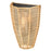 Hinkley Luca 1Lt 8" Outdoor Wall Sconce, Black/Natural/Clear Seedy