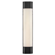 Hinkley Lighting Facet Outdoor Wall Mount, Black/Etched White - 10504BK