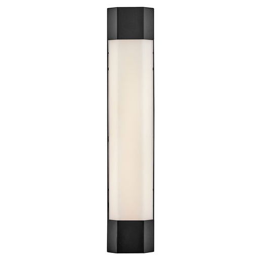 Hinkley Lighting Facet Outdoor Wall Mount, Black/Etched White - 10504BK