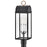 Hinkley Lighting Campbell 3 Light Outdoor Post Mount, Black/Clear - 10661BK-BU