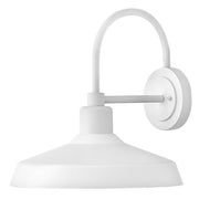 Hinkley Forge 1-Light 16.5in Outdoor Wall Mount | Industrial Composite Textured White | Entryway & Patio Wall Light | 17 x 16 x 16 in | Model 12070TW
