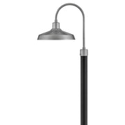 Hinkley Lighting Forge 1Lt Outdoor Post Mount, Brushed Aluminum - 12071AL
