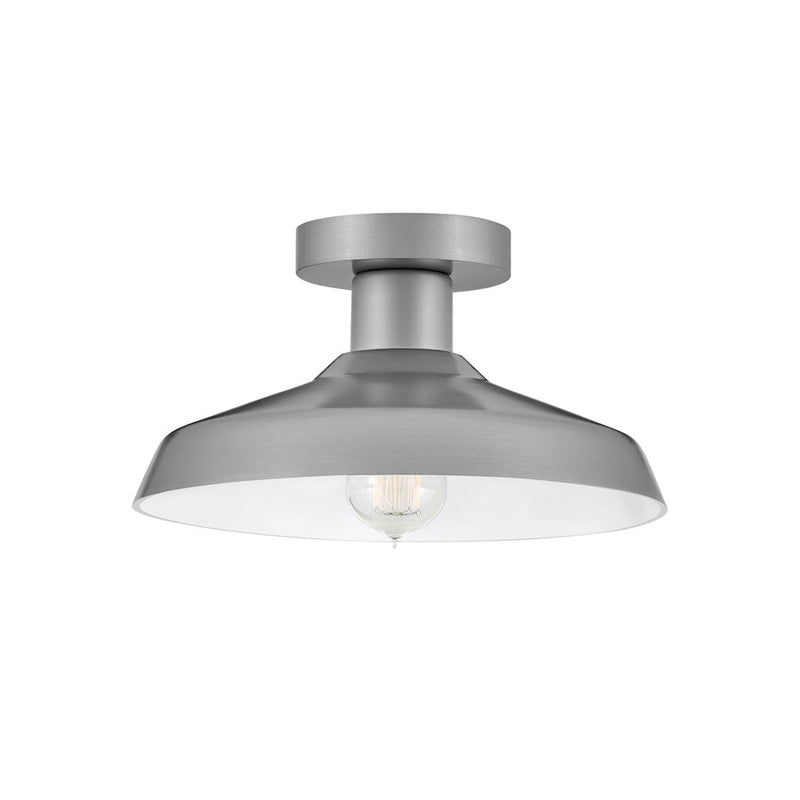 Hinkley Lighting Forge 1 Light Outdoor Med Flush Mount