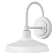 Hinkley Forge 13in 1-Light Outdoor Wall Mount | Industrial Textured White Composite | Entryway & Covered Patio | 13 x 12 x 13 in, Wet Rated | Model 12075TW