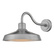 Hinkley Lighting Forge 1Lt Outdoor Wall Mount, Brushed Aluminum - 12078AL