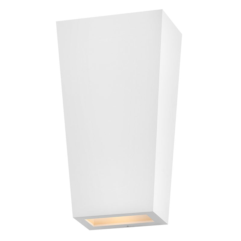 Hinkley Lighting Cruz 2Lt Outdoor 11" Wall Mount, White/Etched Lens - 13020TW-LL