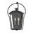 Hinkley Lighting Yale Outdoor Small Wall Sconce, Black/Clear