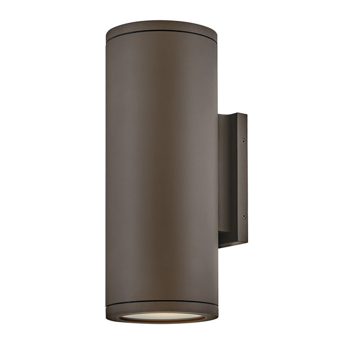 Hinkley Silo 2Lt Outdoor Wall Mount, Arch Bronze/Etched - 13595AZ-LL