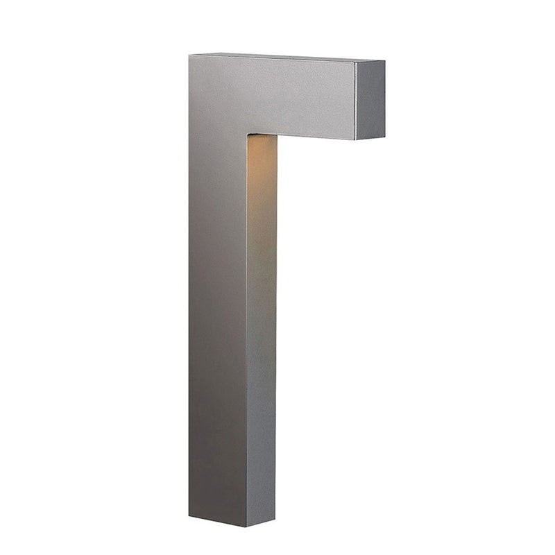Hinkley Atlantis 15in 1-Light Landscape Path Light | Modern Satin Black Aluminum and Etched Lens | Outdoor Pathway & Garden Accent | 2 | Model 15014SK-LL