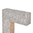 Hinkley Atlantis 1Lt 12V Sm.LED Path Light, Quarry Stone/Clear Etched