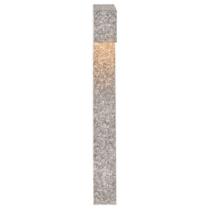Hinkley Atlantis 1Lt 12V Sm.LED Path Light, Quarry Stone/Clear Etched