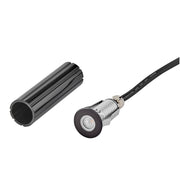 Hinkley Sparta Dot 3" Landscape Deck/Patio, Steel Black/Clear Optic - 15074SSB