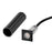 Hinkley Sparta Dot 3" LED Square Button Light, Steel Black/Clear Optic