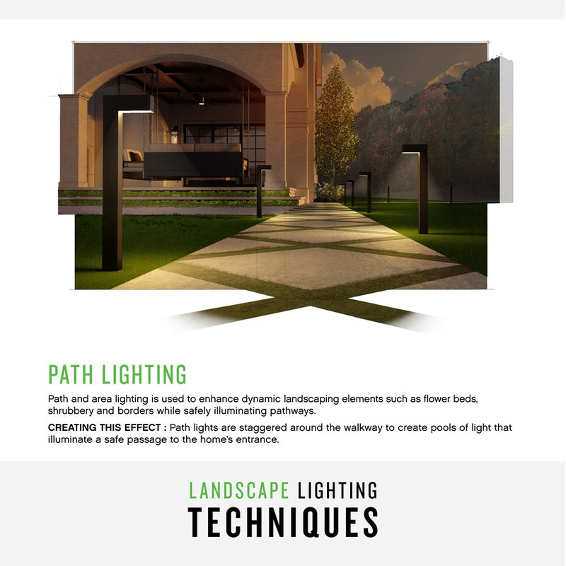 Hinkley Raley 16in 1-Light Path Light | Traditional Cast Aluminum Museum Black and Clear Water Glass | Walkway & Garden Landscape | 16 x | Model 1513MB-LL