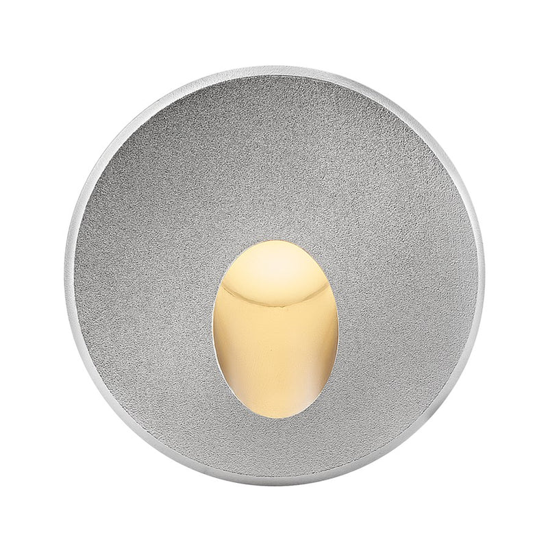 Hinkley Tilt Round 4W LED Landscape Wall Light | Modern Stainless Steel and Clear Glass | Outdoor Patio & Entryway Accent | 2.5 x 2.25 x | Model 15252SS