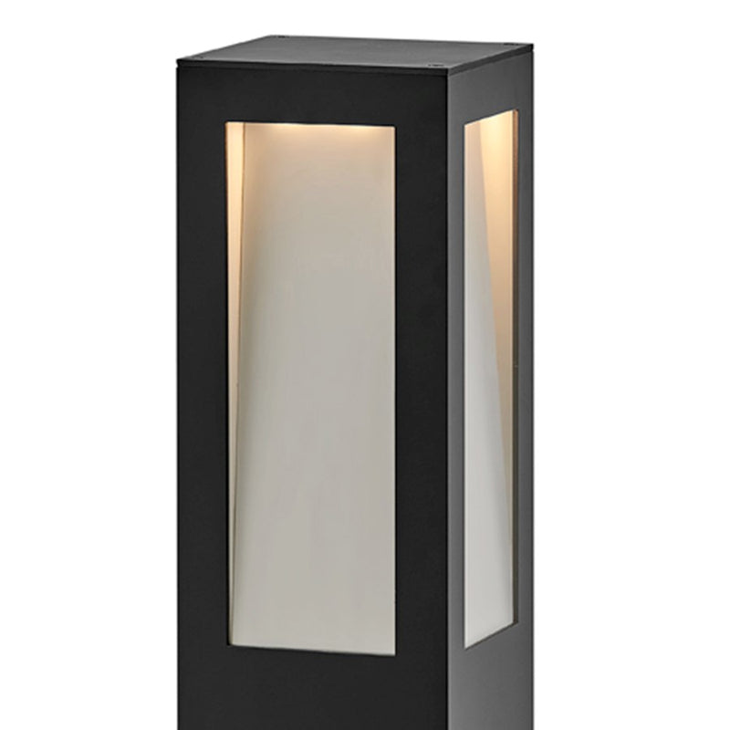 Hinkley Taper 36in LED Bollard | Modern Titanium Aluminum | Outdoor Path & Walkway Light | 2800 Lumens 3000K | Model 15288TT