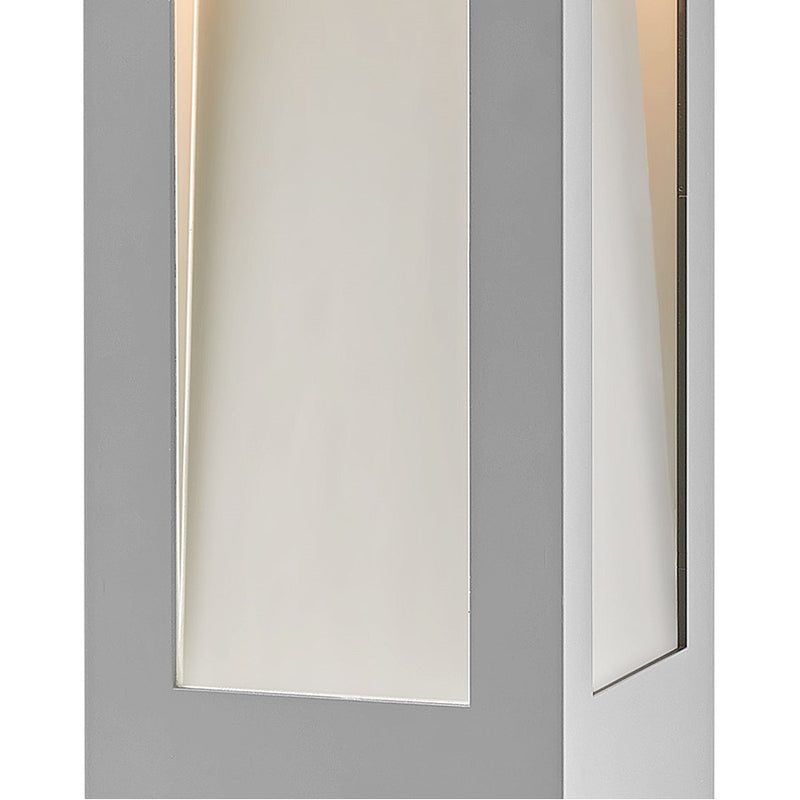 Hinkley Taper 36in LED Bollard | Modern Titanium Aluminum | Outdoor Path & Walkway Light | 2800 Lumens 3000K | Model 15288TT