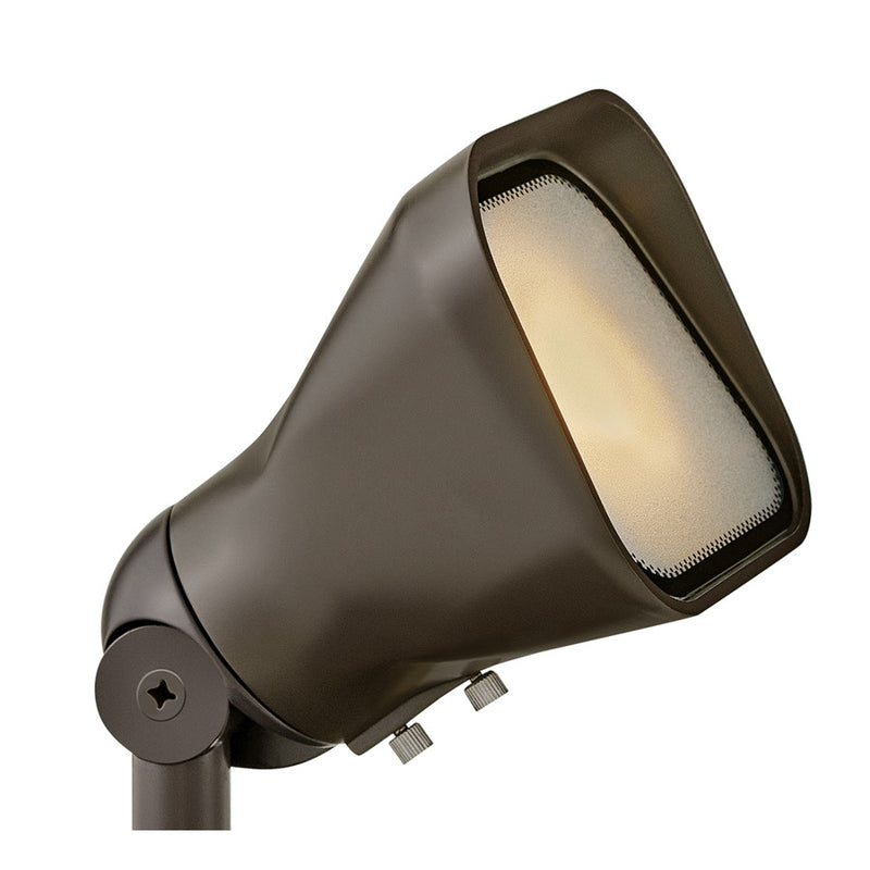 Hinkley Accent FloodLt 1Lt Landscape Accent, Bronze/Frosted Lens - 15300BZ-LL