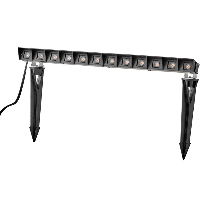 Hinkley Vestra 20" LED Spot Light, Antique Brushed Aluminum/Clear Lens