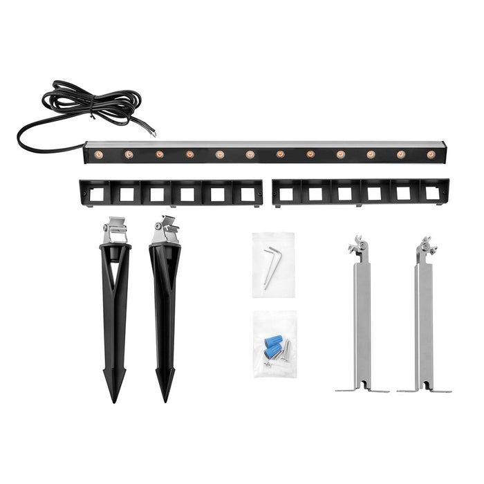 Hinkley Vestra 20" LED Spot Light, Antique Brushed Aluminum/Clear Lens