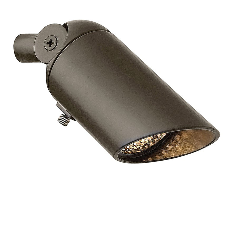 Hinkley Accent Spot 1-Light Landscape Downlight | Bronze Cast Aluminum with Clear Lens | Garden & Pathway Accent Lighting | 2.5 x 5.75 x | Model 1536BZDN