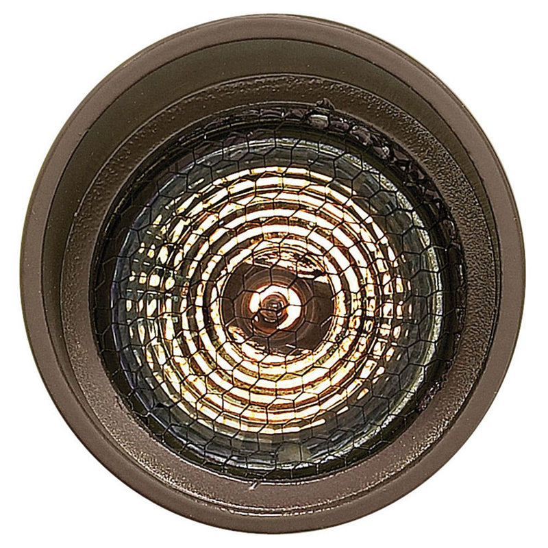 Hinkley Accent Spot 1-Light Landscape Downlight | Bronze Cast Aluminum with Clear Lens | Garden & Pathway Accent Lighting | 2.5 x 5.75 x | Model 1536BZDN