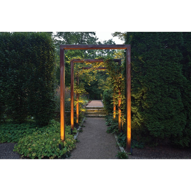 Hinkley Accent Spot 1-Light Landscape Downlight | Bronze Cast Aluminum with Clear Lens | Garden & Pathway Accent Lighting | 2.5 x 5.75 x | Model 1536BZDN