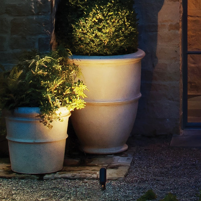 Hinkley Lighting Hardy 1 Light Landscape Spot Light, BZ/Clear