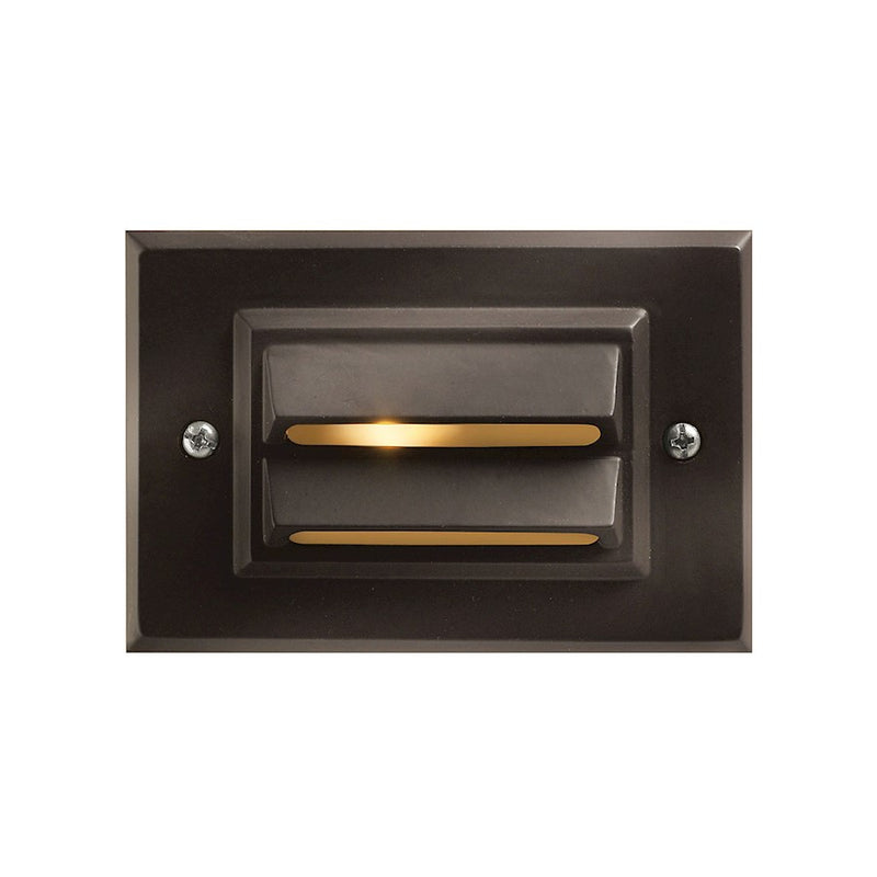 Hinkley Deck Horizontal 1-Light Landscape Deck Light | Bronze Die-Cast Aluminum | Outdoor Step & Stair Lighting | 250 Lumens 2700K Wet | Model 1546BZ-LL