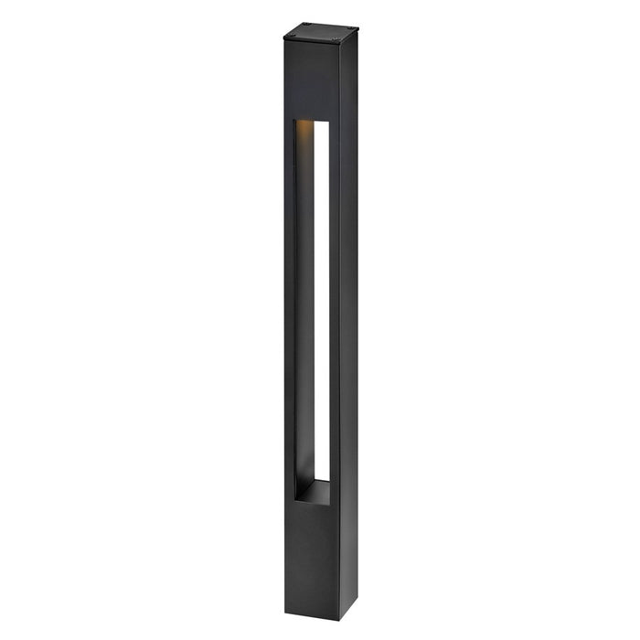 Hinkley Lighting Atlantis 1 Light 2" Bollard, Satin Black/Etched