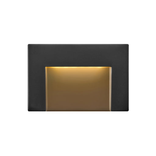 Hinkley Lighting Taper 1 Light Deck Sconce, 12V, Black/Etched
