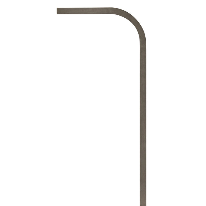 Hinkley Rift 12V LED Path Light, Burnished Bronze/White Polycarbonate