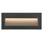 Hinkley Taper Landscape Deck/Patio/Wide, Black Stainless/Etched Lens - 1565MBS