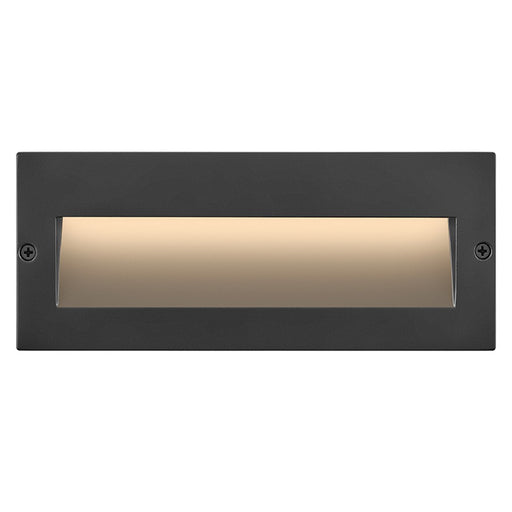 Hinkley Taper Landscape Deck/Patio/Wide, Black Stainless/Etched Lens - 1565MBS