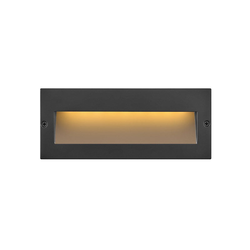 Hinkley Lighting Taper 1 Light Step 12V, Satin Black/Etched
